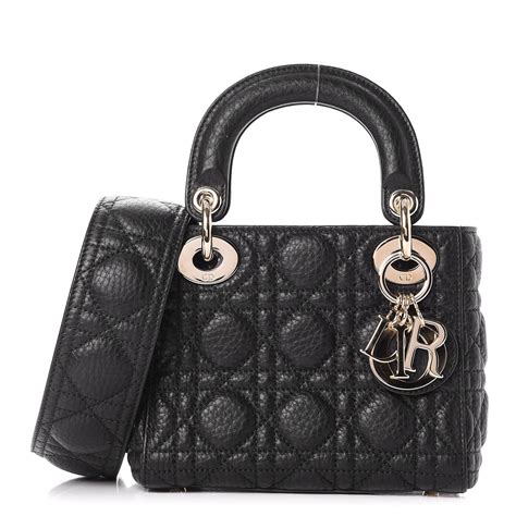 lady dior clutch in black calfskin price